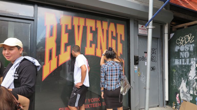 Drake's 'Revenge' pop-up shop brings a crowd to the Bowery 6 Because not everyone has time to wait in line.