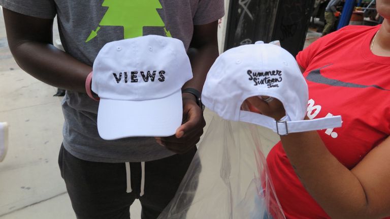 Drake's 'Revenge' pop-up shop brings a crowd to the Bowery 8 Some Drake fans have already grabbed the exclusive merch, including this