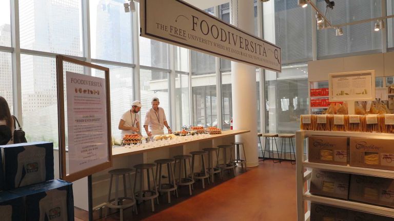 A completely new concept at Eataly is Foodiversita, a free 