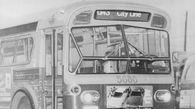 Old NYC bus photos: Take a drive down the streets of NYC history 23 A bus waits at the 222nd Street terminal in Queens Village on April 25, 1978.