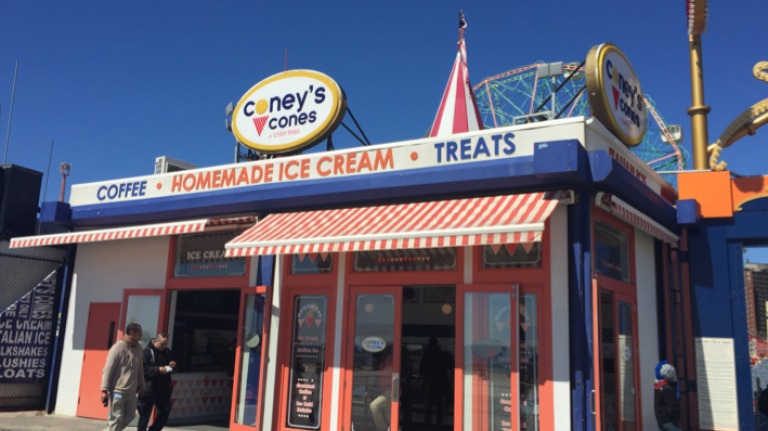It's Coney Island season! 8 new rides and eats to try 9 Though its hard to remember what hot weather even feels like, cooling off in Coney Island will be even better this summer. Coney’s Cones will be scooping handmade gelato, made fresh daily.