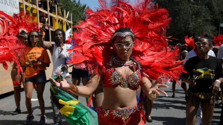 West Indian Day Parade: Photos from the Crown Heights celebration 26 Some showed off their tailfeathers.