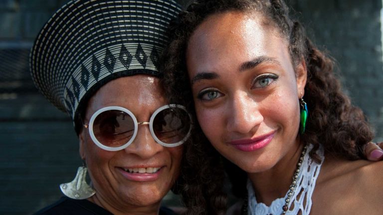 Afropunk Fest in Brooklyn 22 A grandmother and her granddaughter attend the Afropunk music festival at Commodore Barry Park in Brooklyn on Saturday, Aug. 27, 2016.