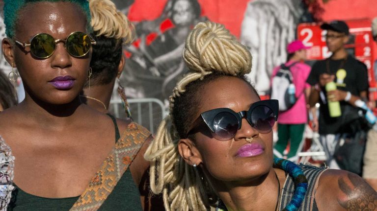 Afropunk Fest in Brooklyn 27 Attendees at the Afropunk music festival at Commodore Barry Park in Brooklyn on Saturday, Aug. 27, 2016.