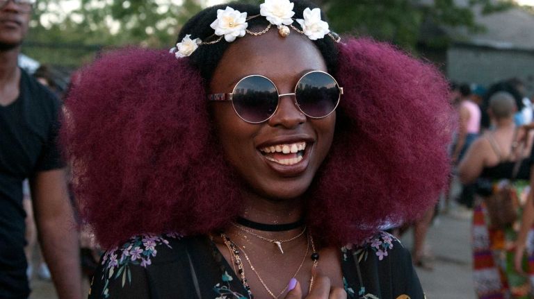 Afropunk Fest in Brooklyn 28 An attendee at the Afropunk music festival at Commodore Barry Park in Brooklyn on Saturday, Aug. 27, 2016.