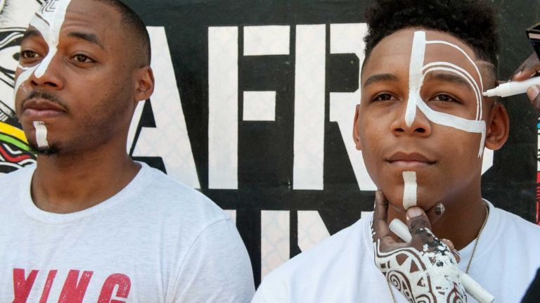 Afropunk Fest in Brooklyn 30 Attendees at the Afropunk music festival at Commodore Barry Park in Brooklyn on Saturday, Aug. 27, 2016.