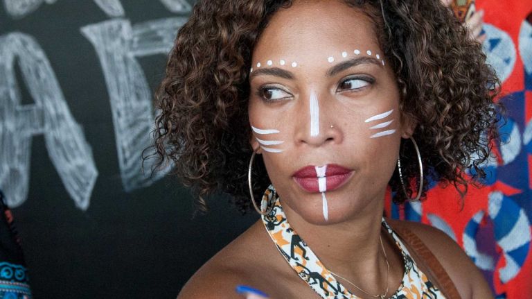 Afropunk Fest in Brooklyn 32 An attendee at the Afropunk music festival at Commodore Barry Park in Brooklyn on Saturday, Aug. 27, 2016.