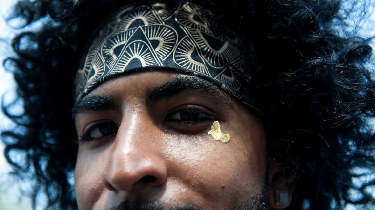 Afropunk Fest in Brooklyn 34 An attendee at the Afropunk music festival at Commodore Barry Park in Brooklyn on Saturday, Aug. 27, 2016.