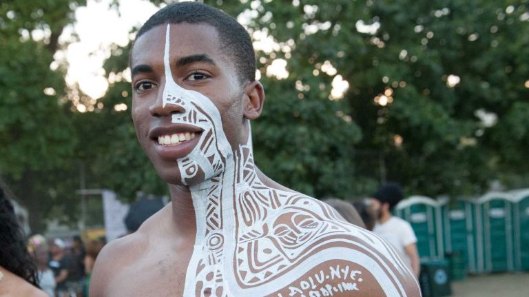 Afropunk Fest in Brooklyn 40 Attendees at the Afropunk music festival at Commodore Barry Park in Brooklyn on Saturday, Aug. 27, 2016.