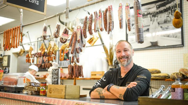 Jeremy Schaller is the third generation of butchers and sausage makers behind Schaller & Weber on the Upper East Side.