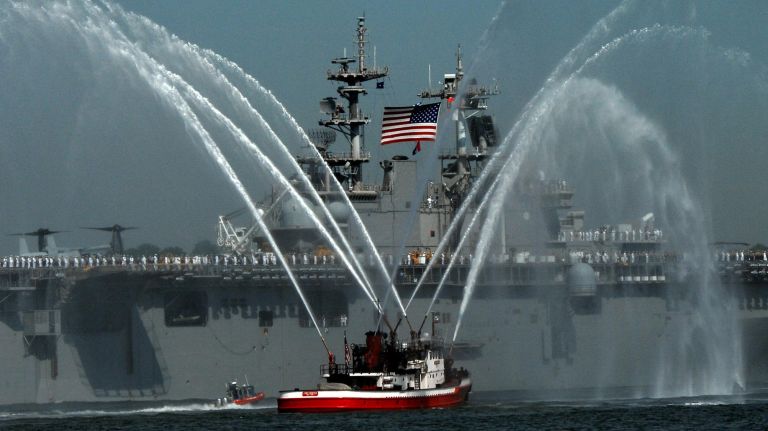 Fleet Week NYC: See photos of ships in New York Harbor and more 23 The city's 20th annual Fleet Week kicked off May 23, 2007, with the parade of ships up the Hudson River.