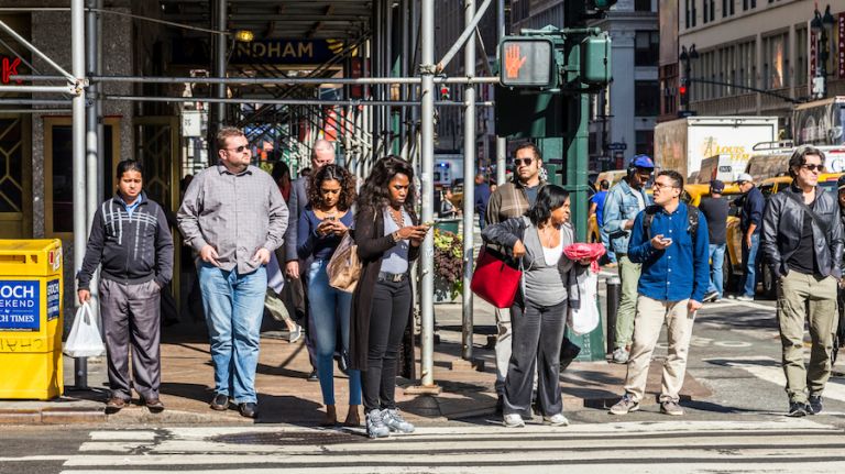 12 things that never fail to annoy fast walkers in NYC 11 Turn to the side, step forward, to the left, to the right, one step backward... Turning on a crowded corner is an art.
