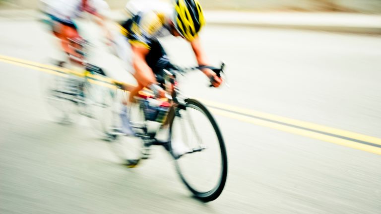 When a herd of bicyclists comes speeding at you in the park and you're convinced this is how you will die.