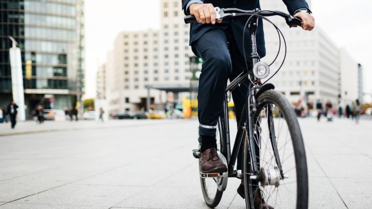 Sidewalks are for pedestrians, not bicyclists.