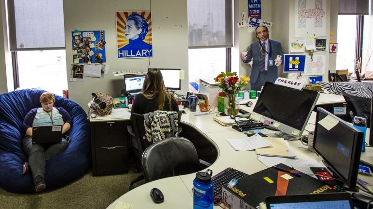 Kwan, who worked with Clinton in the State Department and has been with the campaign since last June, said that the office has a 