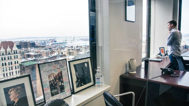 But why Brooklyn? Kwan wasn't sure why the campaign set up shop there, but she noted its location. 