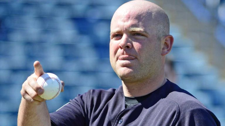 New York Yankees spring training 2016 86 New York Yankees' Brian McCann looks on during spring training at George M. Steinbrenner Field in Tampa, Fla. on Feb. 28, 2016.