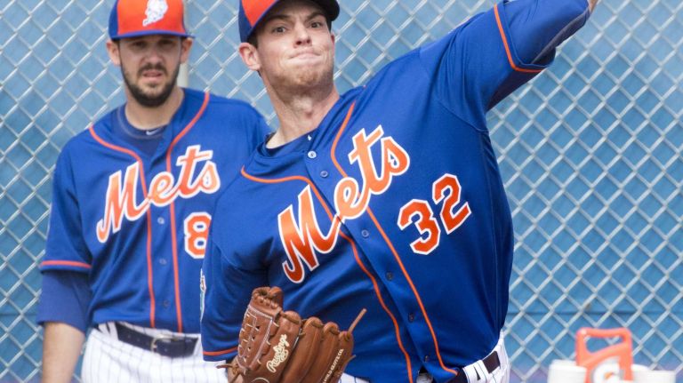 NY Mets pitcher Steven Matz during a spring training workout in Port St. Lucie, Fla. Saturday Feb. 20, 2016.