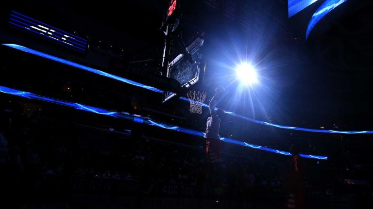 Syracuse vs. Pitt in ACC Tournament 15 The Syracuse Orange warm up before playing the Pittsburgh Panthers during the first half in the second round of the 2016 ACC Basketball Tournament at Verizon Center on March 9, 2016 in Washington, DC.