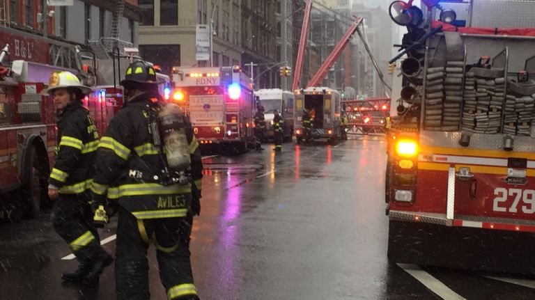 TriBeCa crane collapse: See photos from the scene 9 A crane collapsed at 40 Worth St. in TriBeCa.