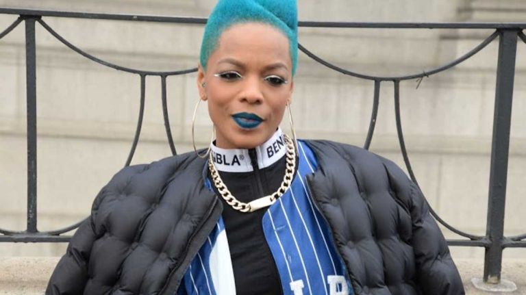 Rapper Sharaya J attends New York Fashion Week on Feb. 11, 2016.