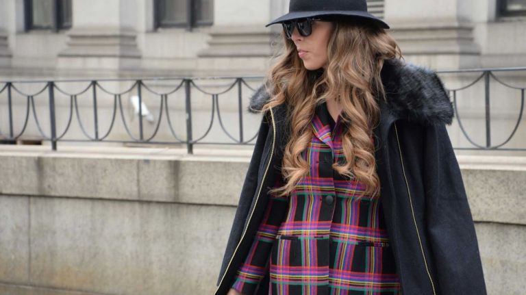 Fashion blogger Kate Blue attends New York Fashion Week on Feb. 11, 2016.
