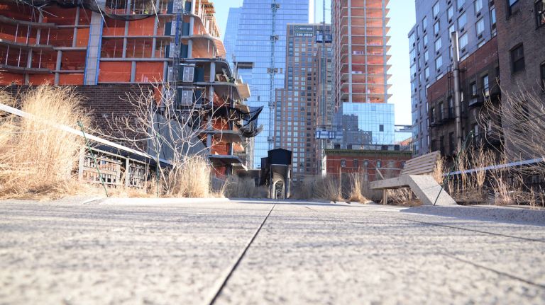 Nothing quite compares to the tranquil vibe of High Line on a sunny day, even a frigid, February 2016 day. 