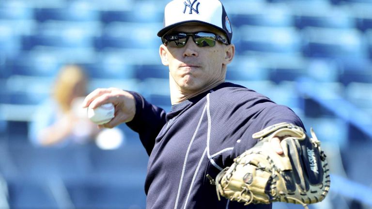 New York Yankees spring training 2016 100 New York Yankees' Joe GIrardi throws during spring training at George M. Steinbrenner Field in Tampa, Fla. on Feb. 27, 2016.