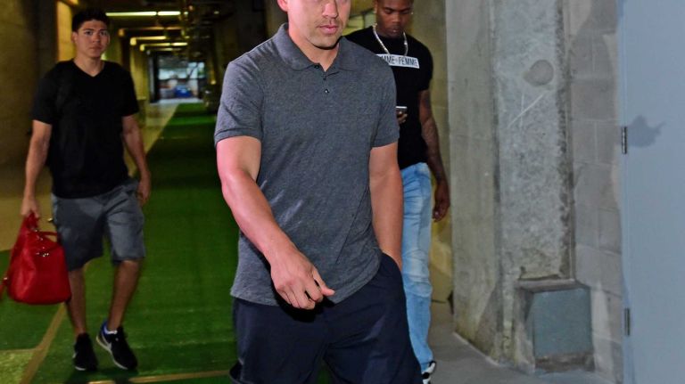New York Yankees spring training 2016 124 New York Yankees outfielder Jacoby Ellsbury reports for spring training at George M. Steinbrenner Field in Tampa, Fla., on Wednesday, Feb. 24, 2016.