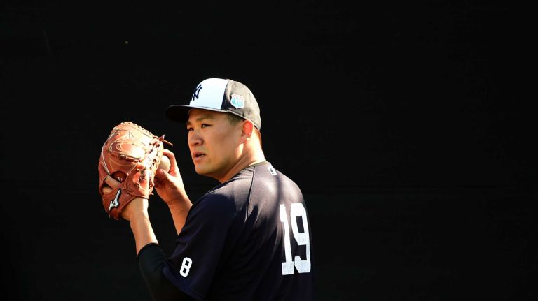 New York Yankees spring training 2016 129 New York Yankees pitcher Masahiro Tanaka throws a bullpen session during spring training at George M. Steinbrenner Field in Tampa, Fla., on Monday, Feb. 22, 2016.