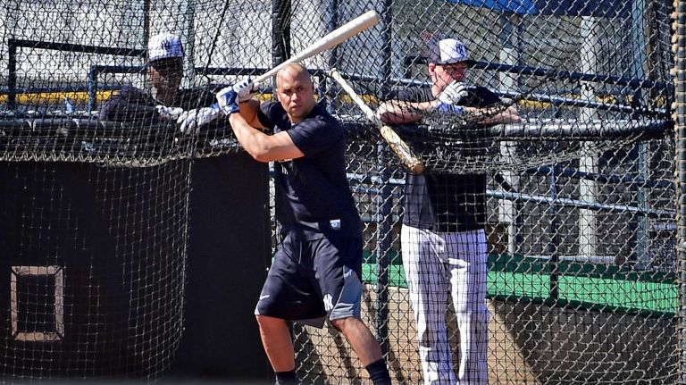 New York Yankees spring training 2016 132 The New York Yankees' Carlos Beltran takes batting practice at the Yankees minor-league training facility in Tampa, Fla., on Monday, Feb. 22, 2016.