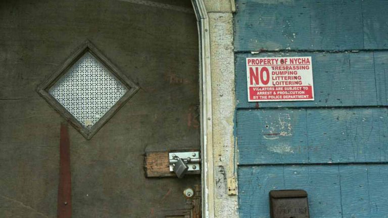 A vacant home in Queens Village.