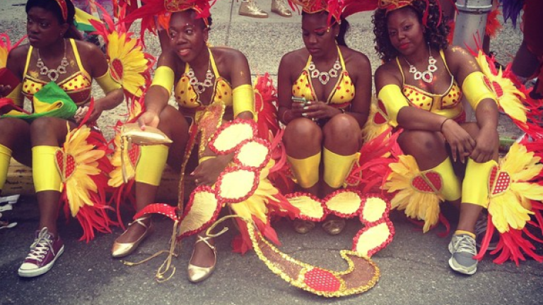 Scenes from the West Indian Day Parade on September 1, 2014.