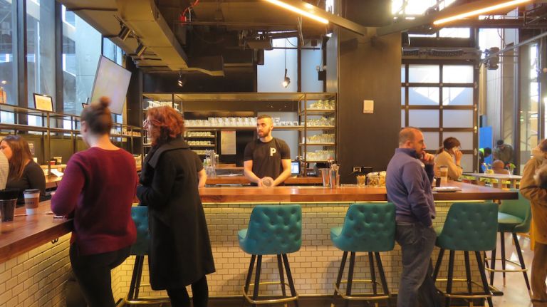 The Pennsy: Penn Station food makes a giant leap with Mario Batali, Pat LaFrieda, Marc Forgione, more 32 We can see many Penn Station-area workers downing drinks at the Pennsy bar during happy hour.