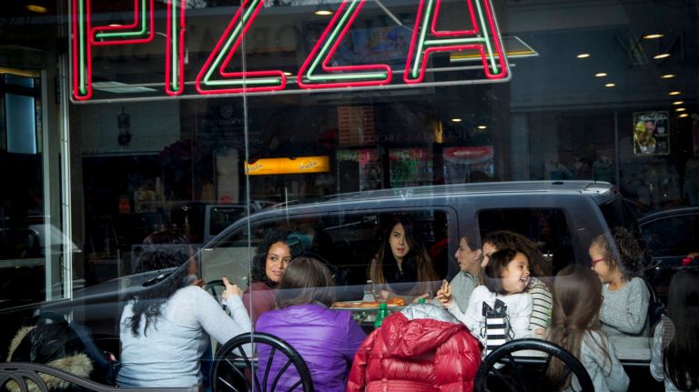 A&J Pizza on Austin Street in Forrest Hills, in Forest Hills, Queens, on Dec. 28 2015.