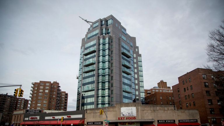 A high rise residential building, The Aston, on Queens Boulevard between 71st Road and 71st Avenue, Dec. 28, 2015.