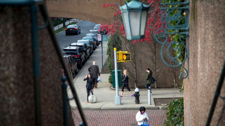 A view from the Forest Hills LIRR Station at Station Square, Dec. 28, 2015.
