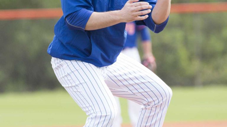 NY Mets pitcher Matt Harvey during a spring training workout in Port St. Lucie, Fla. Saturday Feb. 20, 2016.