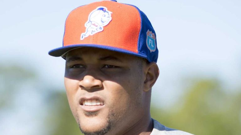 New York Mets pitcher Jeurys Familia during a spring training workout, Wednesday Feb 17, 2016 in Port St. Lucie.