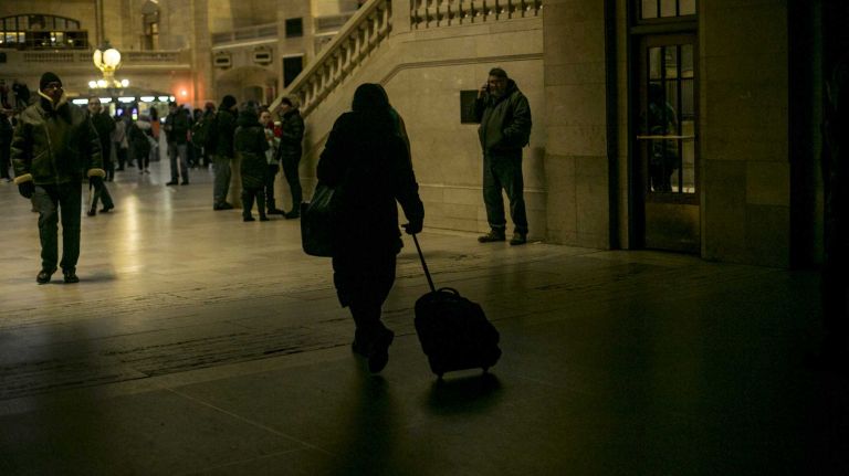 A partial power outage at Grand Central Terminal darkened corridors, and closed shops, on Feb. 15, 2016.