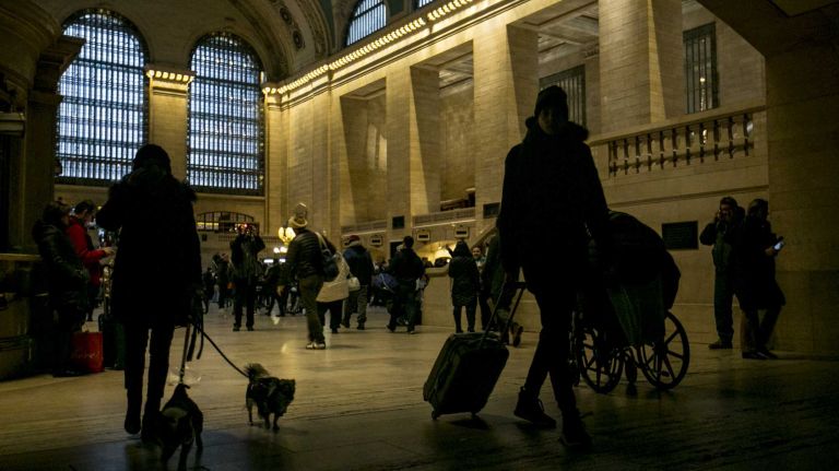 A partial power outage at Grand Central Terminal darkened corridors, and closed shops, on Feb. 15, 2016.