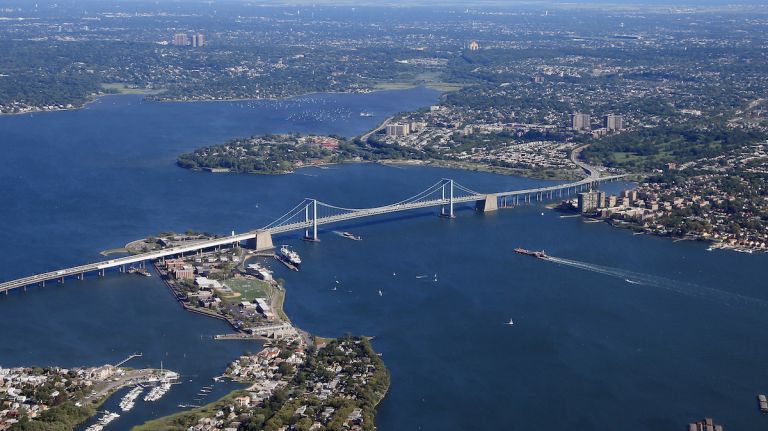 The Throgs Neck Bridge, which connects the Bronx and Queens, opened on Jan. 11, 1961.