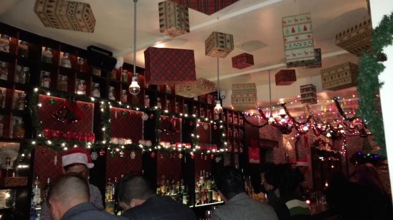 Head to Miracle on Ninth Street for after-work drinks. 'Tis the season!