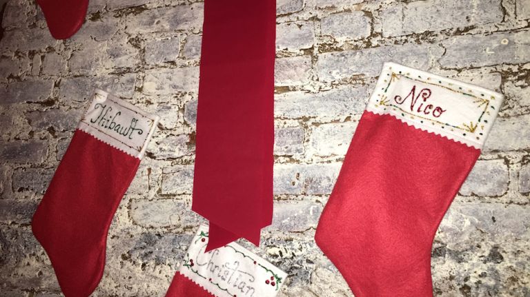 Don't we all just love to see our names on stockings (preferably filled with presents?!) 