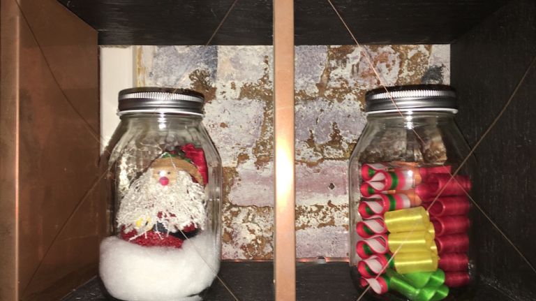 Each jar on the wall at Miracle on Ninth Street has something fun inside. Boehm said he expects some 