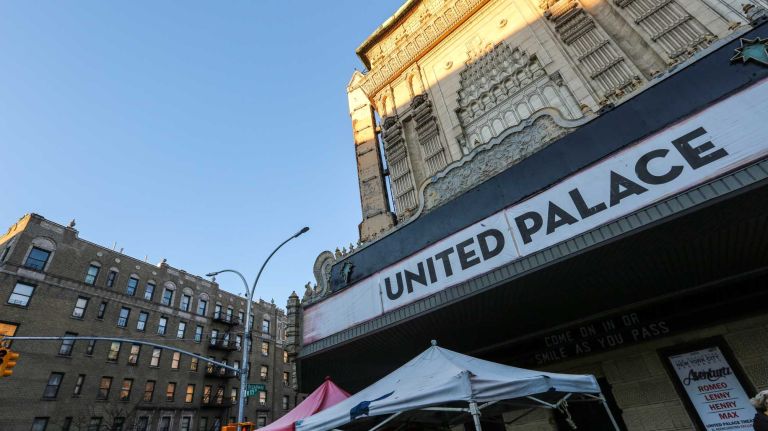 The United Palace Theater at 4140 Broadway in Washington Heights, Wednesday, Jan. 6, 2016.