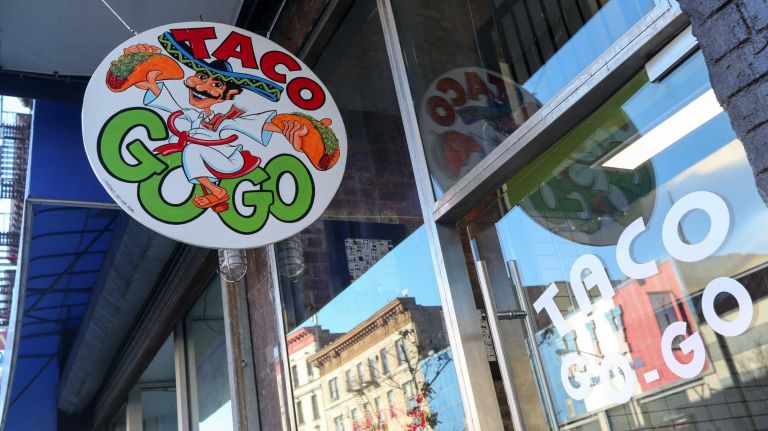 Taco Go-G0 on 181st street near St. Nicholas Ave. in Washington Heights, Wednesday, Jan. 6, 2016.