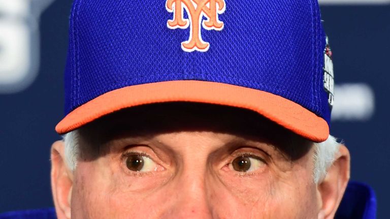 World Series Game 2: Mets vs. Royals 90 New York Mets manager Terry Collins (10) speaks to the media before Game 2 of the World Series against the Kansas City Royals at Kauffman Stadium on Tuesday, Oct. 28, 2015.