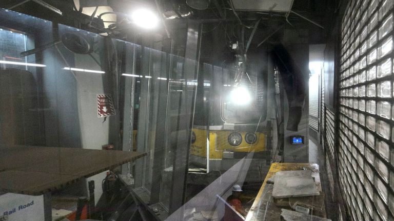 More than 100 people were injured when a Long Island Rail Road train derailed in Atlantic Terminal in Brooklyn on Jan. 4, 2017. 