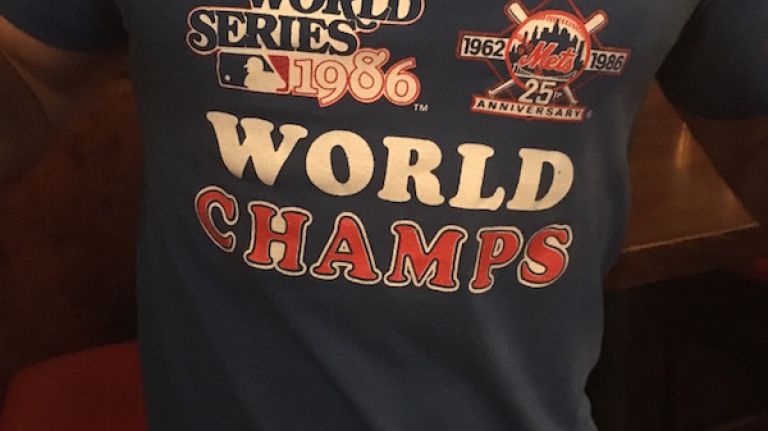 Mets World Series bid: Meet the superfans 17 TJ Schafer's mom bought him this T-shirt after the 1986 championship.